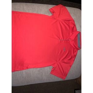 Under Armour Polo Shirt Mens XXL Red Golf Casual Short Sleeve